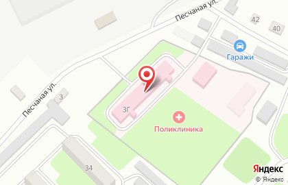 Поликлиника РЖД-Медицина на Песчаной улице на карте