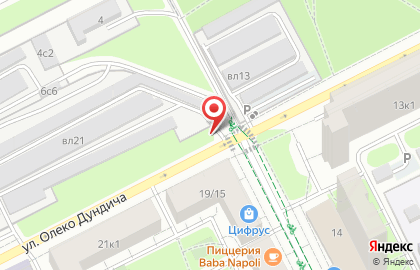 Филёвский парк на улице Олеко Дундича на карте
