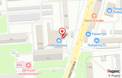 Студия русского балета на улице Тельмана на карте