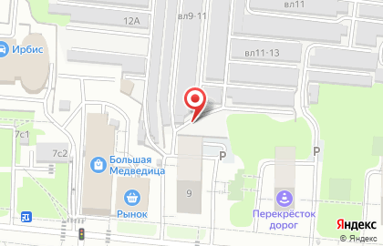 Автостоянка на Студёном проезде, вл9-11 на карте