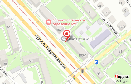 Салон штор Роза в Ленинском районе на карте