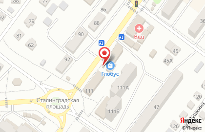 Киоск по продаже хлебобулочных изделий Камышинский хлебокомбинат на Пролетарской улице на карте