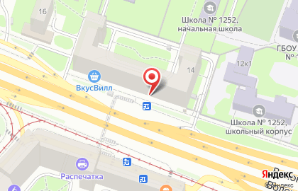 Супермаркет здорового питания ВкусВилл на метро Стрешнево на карте