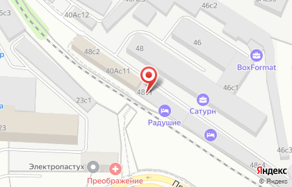 Радушие, сеть московских общежитий на карте