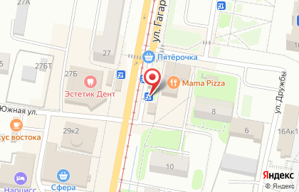 Пекарня Дом хлеба на улице Гагарина на карте