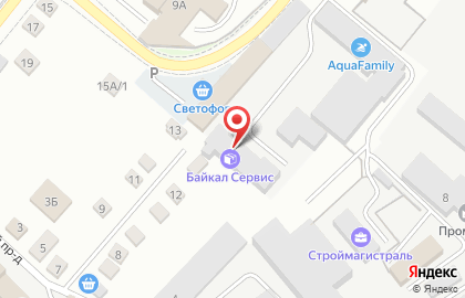 Транспортная компания Байкал Сервис в Заводском районе на карте