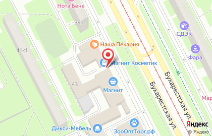Торгово-производственная компания Петропрофиль на Бухарестской улице на карте