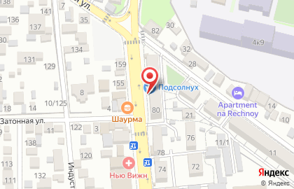 Магазин алкогольной продукции Алкотека на Индустриальной улице на карте