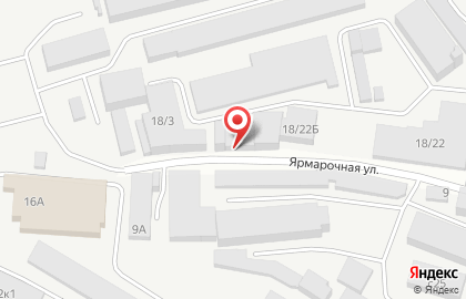 Торгово-производственная компания на Ярмарочной улице на карте