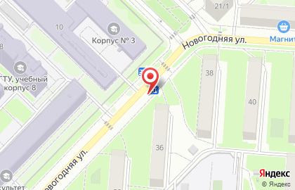 Киоск по ремонту обуви на Новогодней улице на карте