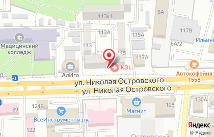 Компания Панорама на улице Николая Островского на карте