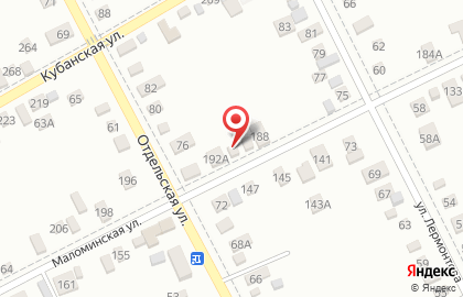 Сервисный центр Сервис-Юг-ККМ на Маломинской улице на карте