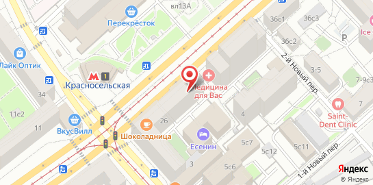 Компания по ремонту элитных часов Наше Время на Краснопрудной улице на карте