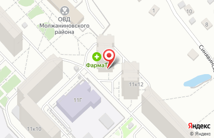 Мини-маркет Мини-маркет в Молжаниновском районе на карте