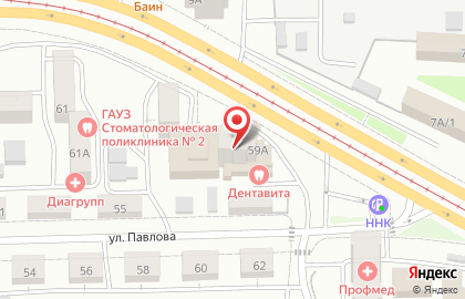 Отель Marsel в Октябрьском районе на карте