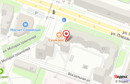Салон цветов Fiori на улице Плеханова на карте