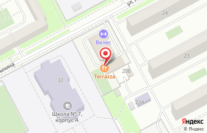 Кафе Terrazza в Кургане на карте