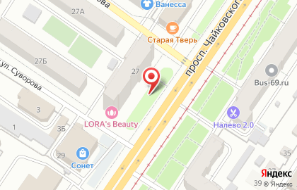 Орлис на проспекте Чайковского на карте