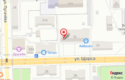 Сшор №4 на улице Щорса на карте