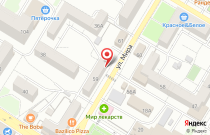Belle на улице Мира на карте