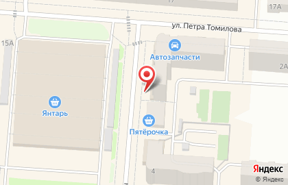 Автомат питьевой воды Налей воды на улице Томилова на карте