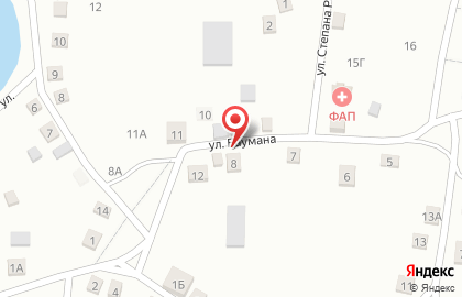 Продовольственный магазин в Краснослободске на карте
