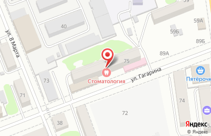 Стоматологическая поликлиника в Брянске на карте