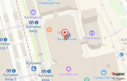 Мариенталь (Санкт-Петербург) на Балканской площади на карте
