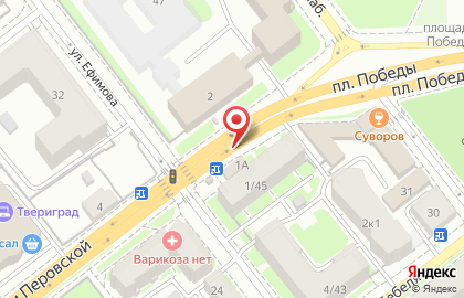 Цветочная корзина на улице Софьи Перовской на карте