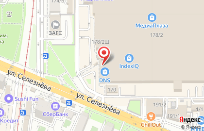 Оператор связи МТС на улице Стасова, 178 на карте