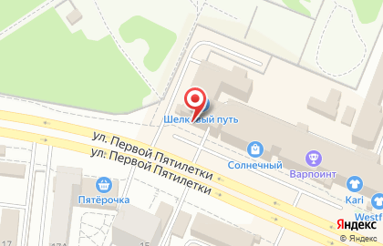 Магазин тканей Шелковый путь в Тракторозаводском районе на карте
