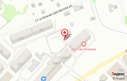Автостоянка в Барнауле на карте