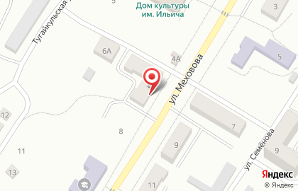Магазин Пивной бочонок на улице Меховова на карте