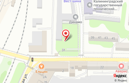 Шиномонтажная мастерская в Калининграде на карте