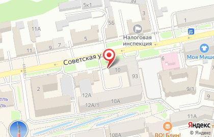 Французская пекарня на Советской улице на карте