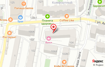 Салон красоты Vаниль в Ленинградском районе на карте