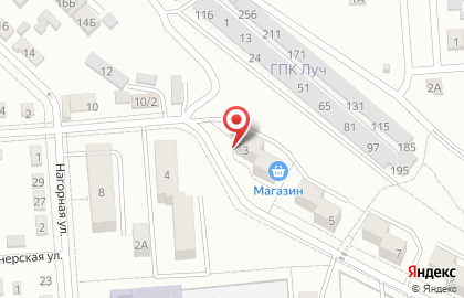 Продуктовый магазин в Ставрополе на карте