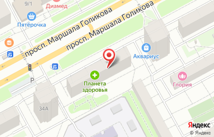 Магазин разливных напитков Корс в Кургане на карте