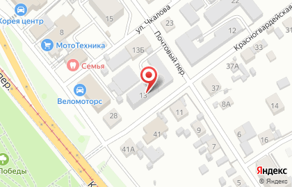 Гостиница Триумф в Почтовом переулке на карте