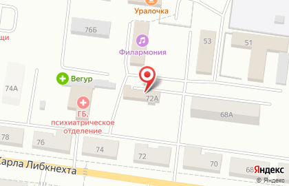 Обелиск на улице Карла Либкнехта в Ревде на карте