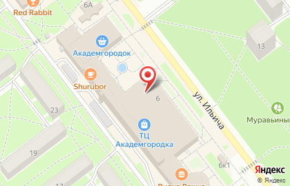 Центр велопроката Academbike в Советском районе на карте