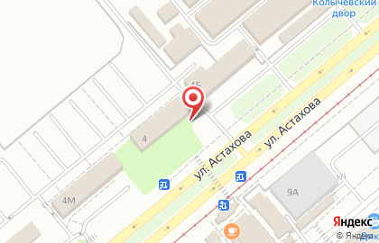 Салон связи Tele2 на улице Астахова на карте