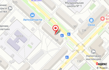 Нотариус Ефименко Ю.В. в Барнауле на карте
