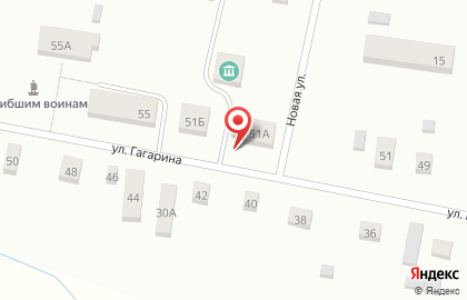 Алкоритм на улице Гагарина на карте