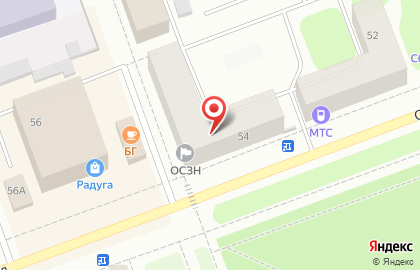Банкомат АКБ РосБанк на Советской улице в Северодвинске на карте