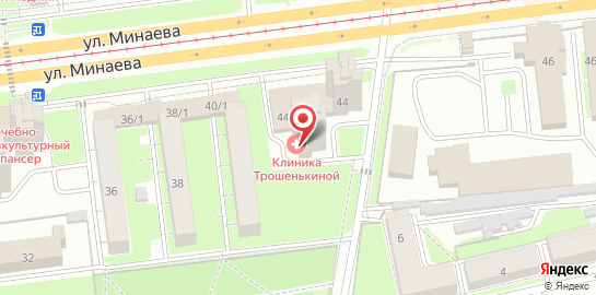 Клиника современной кардиологии доктора Трошенькиной на карте