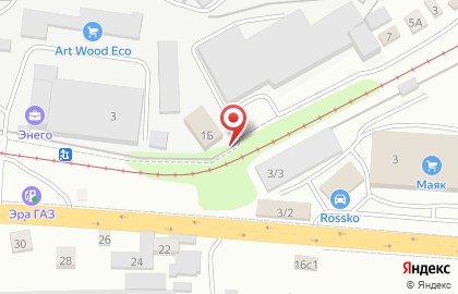 Втормет в Заводском районе на карте