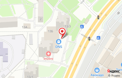 Супермаркет цифровой техники DNS на улице Косарева на карте