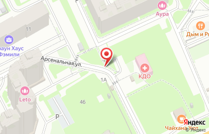 Бистро Евро Кебаб на Арсенальной улице на карте