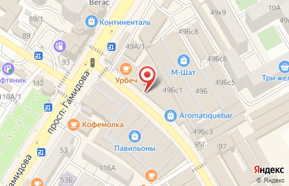 Бутик my Parfumer на проспекте Гамидова на карте